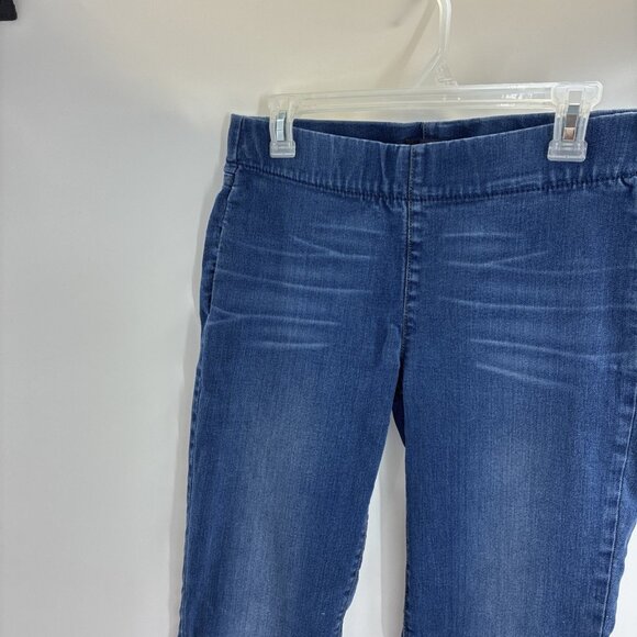 NYDJ Womens Size 6 Alina Pull On Ankle Jeans Dark Wash Slim Stretch Denim - Picture 2 of 7